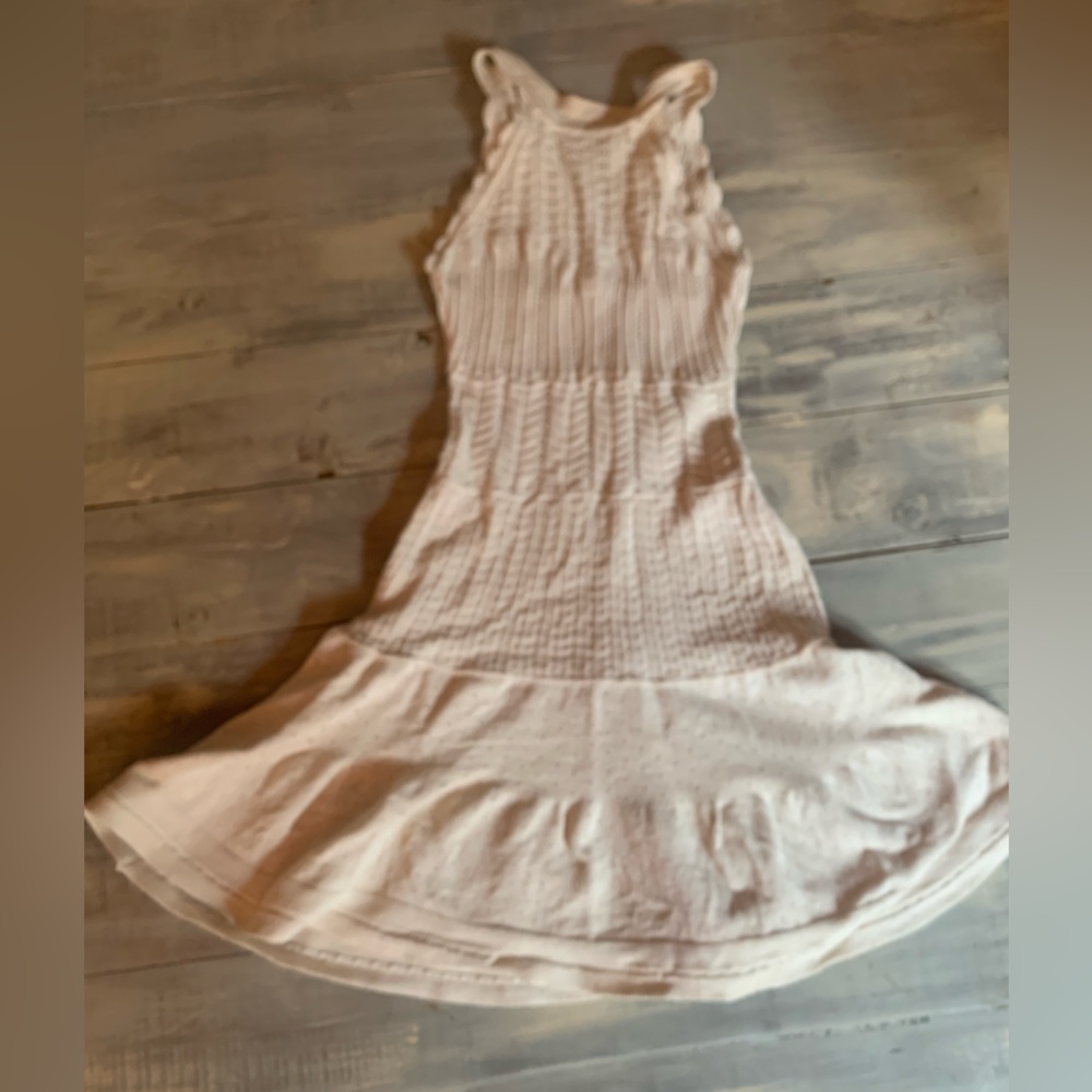 Y2K Moda international cream Knit Dress NWOT